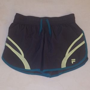 FILA womens grey athletic shorts size small